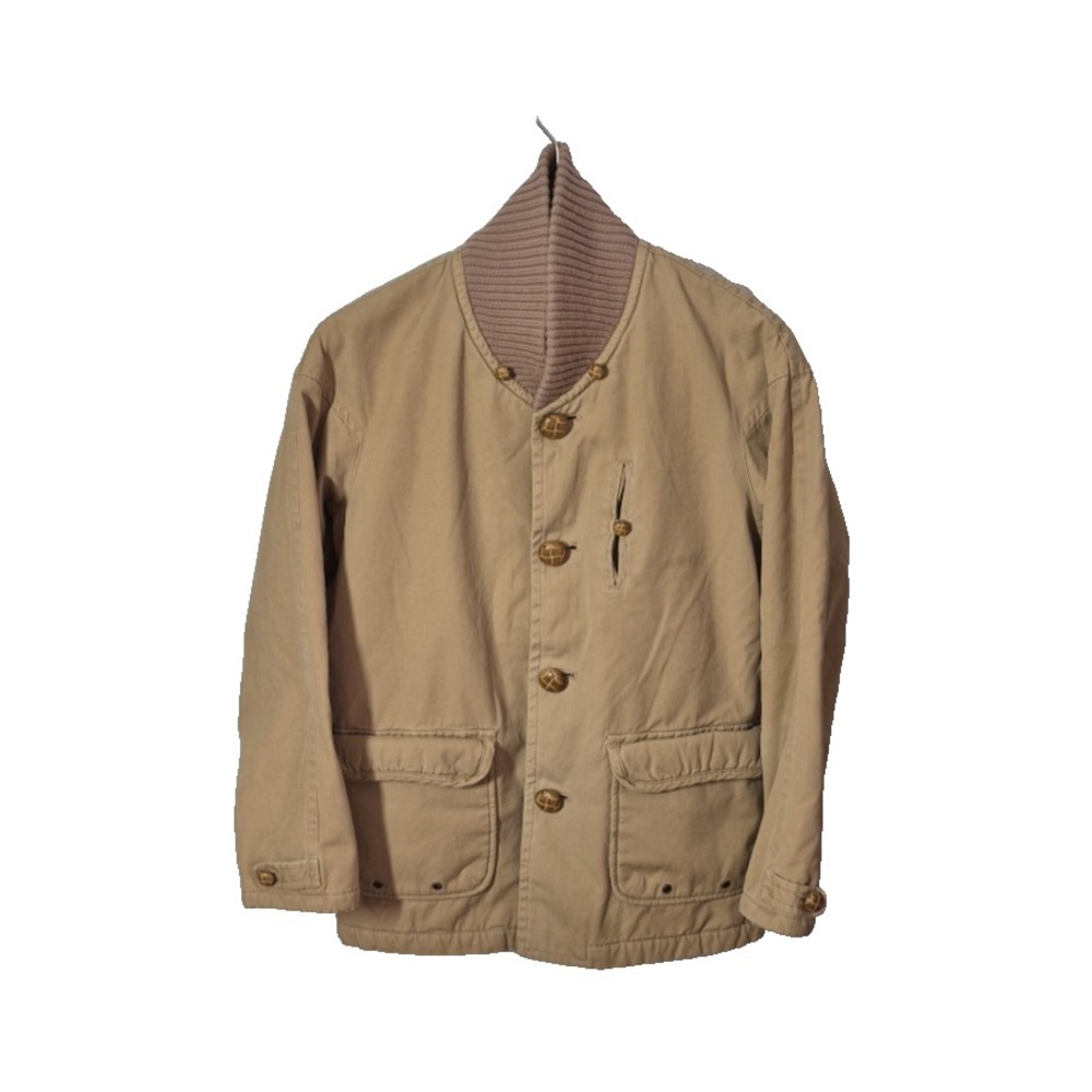 Cube Sugar Coat Mens‎ 42 Chest Brown Fleece Lined Button Up Chore Field Jacket